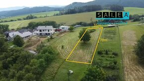 STAVEBNÝ POZEMOK S KRÁSNYM VÝHĽADOM, 1050m2, ŽILINA - PODHOR - 2