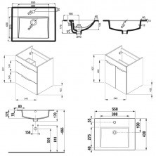 Skrinka CUBE 55cm - 2