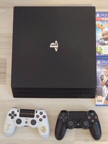 Predam PS4 pro 1TB + 2 ovladace + hry na ps - 2