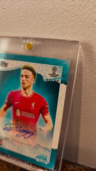 Diogo Jota Auto 48/49 Topps Gold Champions League 2021/22 - 2