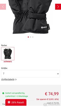 NOVE rukavice REUSCH GTX velkost 10 / XL - 2