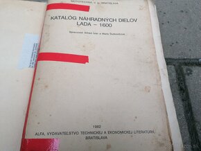 Predám kniha Katalóg náhradných dielov na Lada 1600 - 2