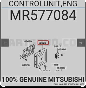 Riadiaca jednotka motora ECU Mitsubishi L200 - 2