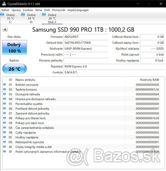 SSD SAMSUNG 990 PRO 1TB // NOVÝ - 2