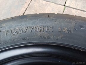 Rezervné koleso úzke- Skoda/VW/Seat-3 1/2Jx16–ET-25,5-5x112 - 2