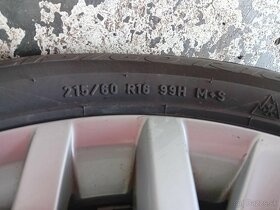 Predám originál VW disky + zimnú sadu pneu Pirelli - 2