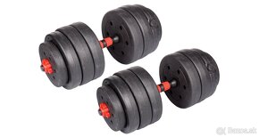 Set nakladacie činky 40 kg - 2