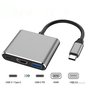 Multiportový adaptér / 4K HDMI / 1 xUSB 3.0 / 1x USB-C - 2