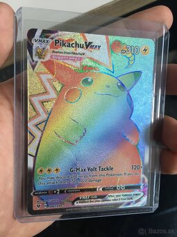 Pokémon karta Pikachu VMAX Rainbow Secret Rare Vivid Voltage - 2