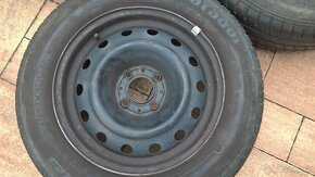 Disky 4x108 PEUGEOT/CITROEN + pneu 185/65 R15 88T cca 6-7 mm - 2