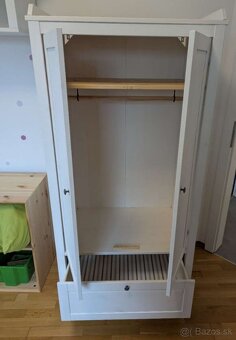 IKEA skriňa Sundvik biela - 2