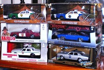 DODGE CHARGER , CHEVROLET CAPRICE , PLYMOUTH FURY , 1:43 , - 2