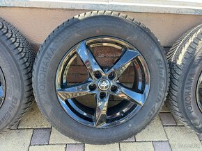 Hliníkové disky R16 + zimné pneu 215/60 R16,5x110 - 2