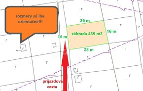 Záhrada s chatkou, Prešov - Nová Dúbrava, 439 m2 - 2