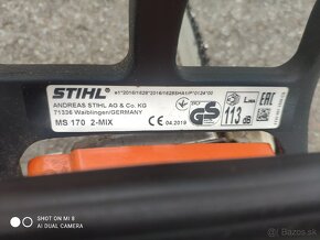 Motorová píla STIHL MS 170 2- MIX - 2