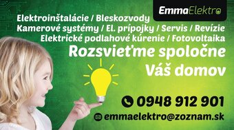 ELEKTRO REVÍZIE - ELEKTROMONTÁŽNE PRÁCE - 2