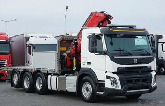 9060 - Volvo FMX 540 - 8x4 - Valník + HR-FASSI F295 – EURO 6 - 2