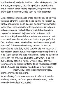 Predám/vymením BMW 530d 170kW, AT, r.v. 2005, motor po GO - 2