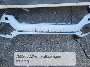 volkswagen touareq naraznik predny 760807221e - 2