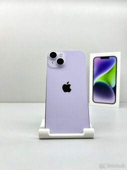 iPhone 14 PURPLE TOP STAV AKO NOVÝ ORIGINÁL - 2