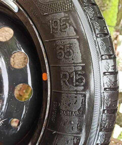 Plechové disky + letné pneumatiky R15 - 2