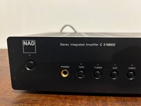 Predam hifi stereo zosilnovac NAD C 316BEE - 2