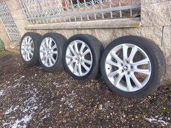 Predam letnú sadu na škoda octaviu 2.   225/45r17 disky 5x11 - 2