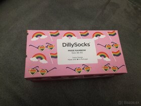 Predám dúhové ponožky značky DillySocks - 2