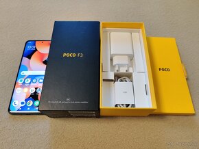 Xiaomi Poco F3 - 5G.  6gb+2gb/128gb.  Modrá metalíza. - 2