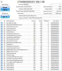 2,5" SSD Crucial/Bliksem/KingSpec 512GB - 2