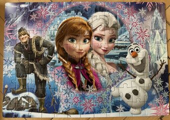 Puzzle Frozen 1 obrázok 104 dielikov za 5EUR - 2