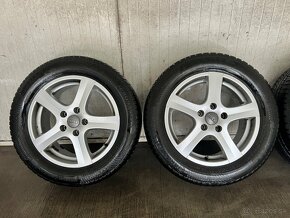 225/55r16 Originál Audi disky + zimné pneu - 2