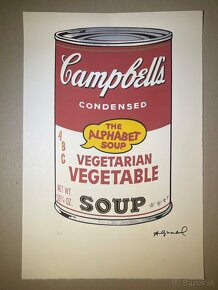 Andy Warhol "Campbells" Limitovaná edícia_Certifikát - 2