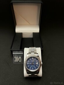 Seiko mod Datejust Flutted Blue - 2