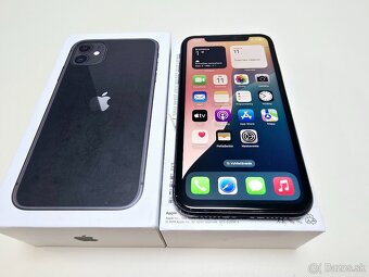 APPLE IPHONE 11 64GB BLACK ,BATERKA 100% - 2