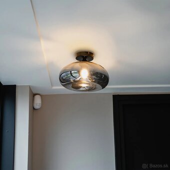 stropna lampa s dymovym sklom - 2