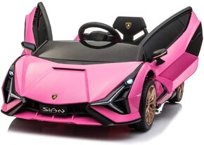 ELJET LAMBORGHINI SIAN RUŽOVÉ Auto pre deti - 2