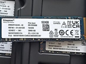 1TB / 512GB / 256 Samsung, Kingston, SK Hyn, WD-Zaruka 12/26 - 2