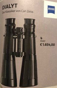 Ďalekohľad ZEISS Dialyt 8x56 B T W. Germany+ kožené púzdro - 2