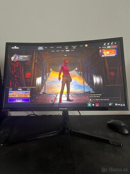 24" zakrivený herný monitor s obnovovacou frekvenciou 144 Hz - 2