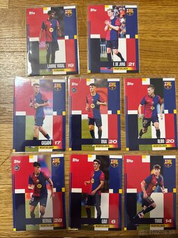 FC BARCELONA FUTBALOVÉ KARTIČKY TOPPS ZBERATEĽSKÉ - 2