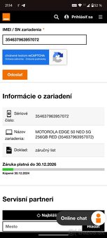 Motorola Edge 50 neo červený+ príslušenstvo - 2