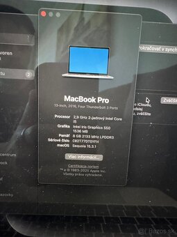 Macbook Pro 13 touchbar 2016 - 2