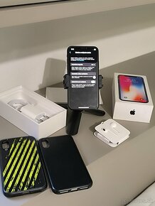 Iphone X 256 GB verzia Gray, ako nový 100% funkčný, komplet - 2