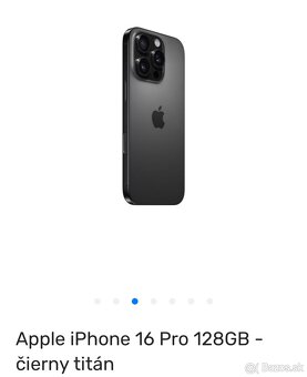 iPhone 16 Pro (128GB) - nerozbalený s pripoistenim - 2