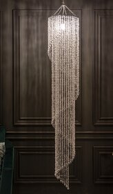 Svietidlo BIG STRASS L, výška 160cm, priemer 30cm - 2