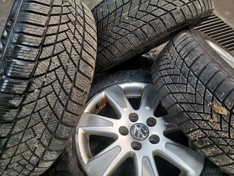 Predám disky VW 5X112 R16 +zimné gumy 205 /55 r16 - 2