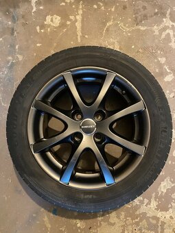 Disky Borbet + Pneumatiky 195/55 r15 6,5J 4x100 ET40 - 2