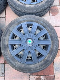 Plechové disky Skoda - 6Jx15- ET-43–5x100 - 2