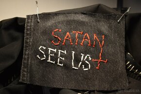 Nášivka Satan see us - 2